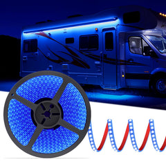 CCBASEBALL front packaging showing 20ft blue LED strip and benefits
