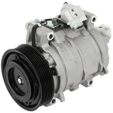 cciyu compressor front view showing housing and mounting points, clear fitment benefit