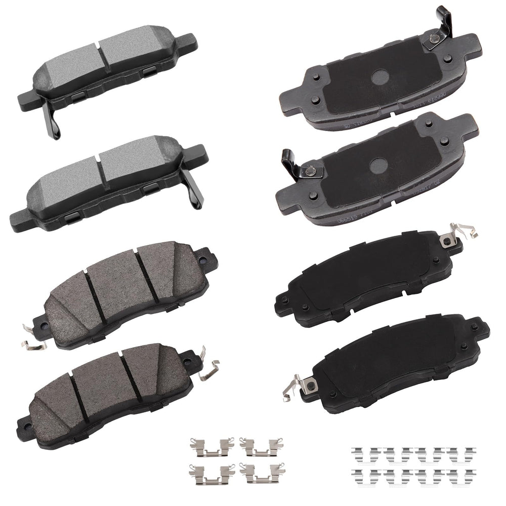 cciyu front pads packaging showing complete set and fitment info for easy identification