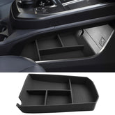 CDEFG front view of tray installed showing neat organization and quick access