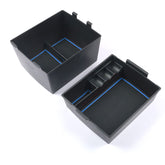 CDEFG front view of tray showing neat compartments and quick access