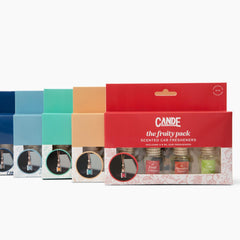 CE CRAFT hanging on rearview mirror demonstrating hands-free freshness