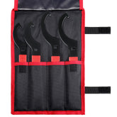 CENFORGE front view of spanner kit showing all four wrenches and pouch for organized storage