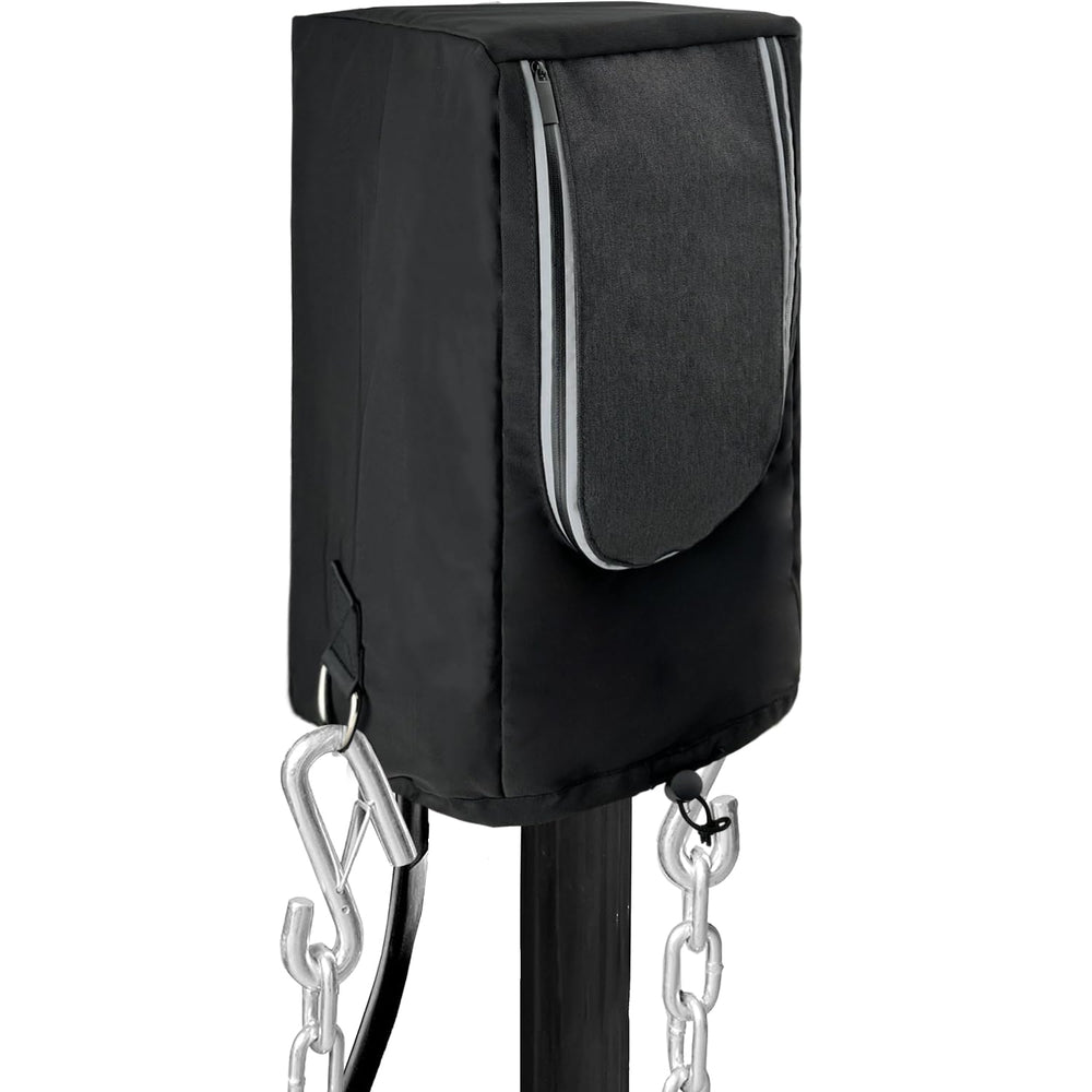 Chanvoo front view zippered jack cover showing full protection benefit