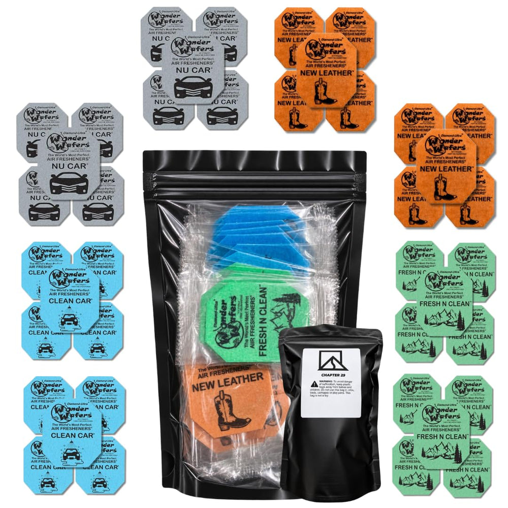 CHAPTER 29 front packaging showing 40-count bundle and scents benefit portability