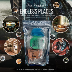 CHAPTER 29 wafer placed in car cupholder providing mess-free fragrance while driving