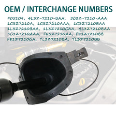 ChawYI shifter handle side profile illustrating ergonomic shape and durable finish