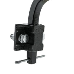 CHDT66 detailed shot of square steel bar end demonstrating solid construction
