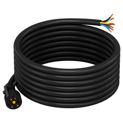 CheeMuii front view of 7-way plug showing secure connection and clearer hookup