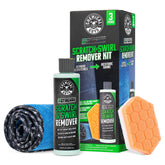 Chemical Guys front packaging showing complete kit and brand clarity benefit
