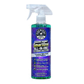 Chemical Guys bottle front label showing product benefits and size