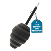 Chemical Guys Ball Buster front view showing attachment and shape for faster wheel cleaning