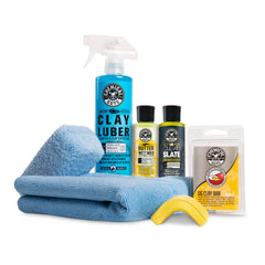 Chemical Guys front packaging showing the complete clay kit and benefits