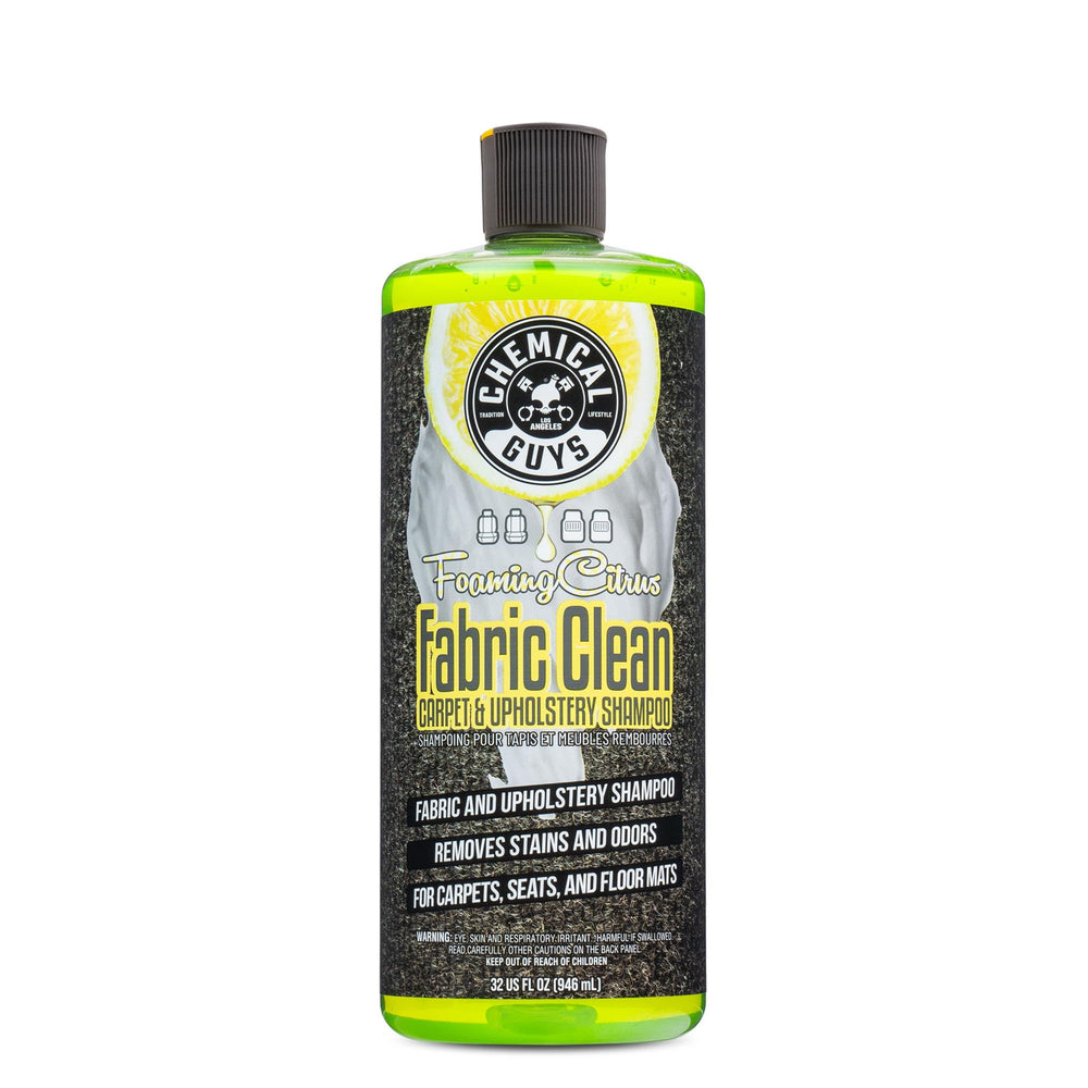 Chemical Guys front label on 32 oz bottle showing product identity and benefits