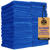 Chemical Guys front packaging showing 24 blue towels and value pack benefit
