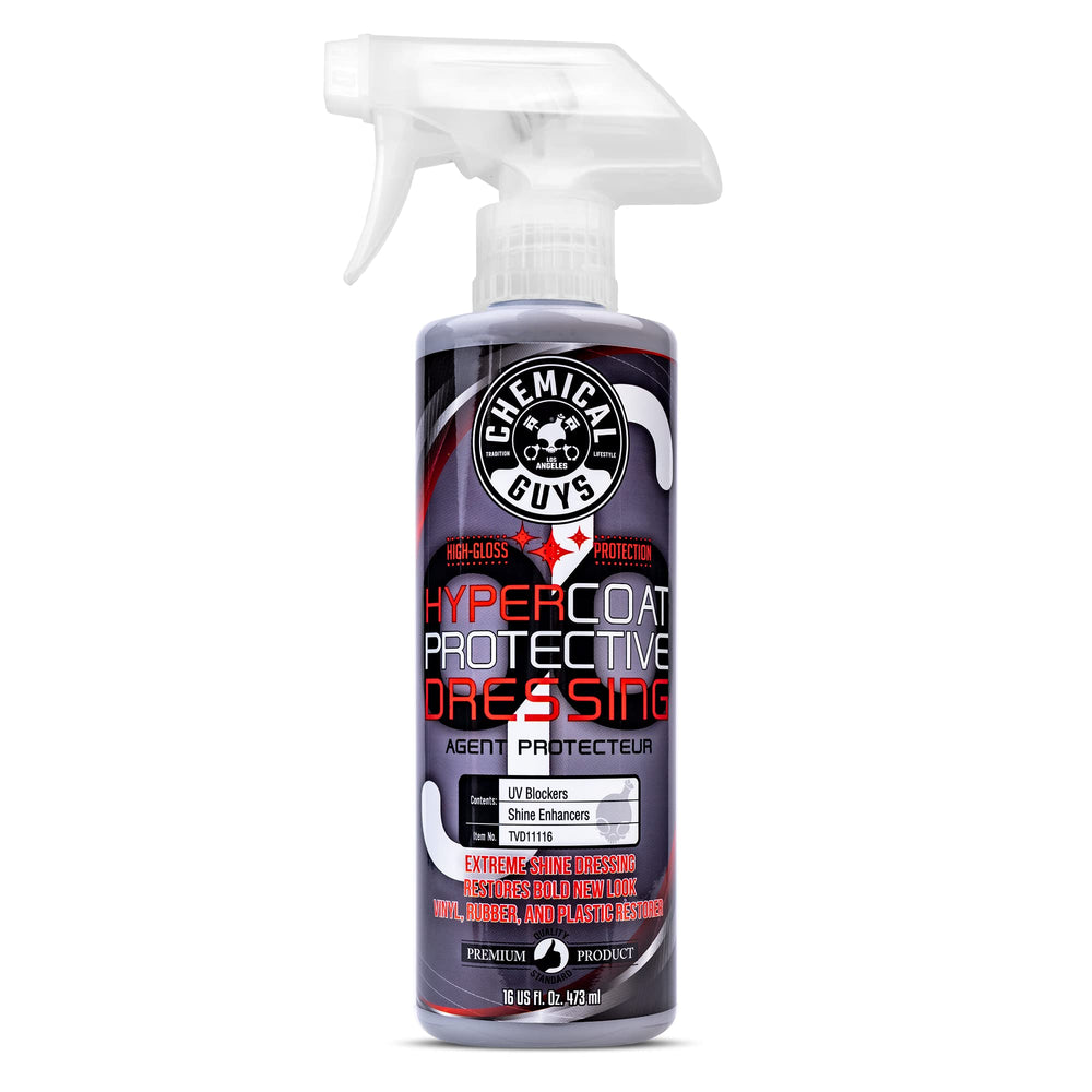 Chemical Guys bottle front label showing product name and size for recognition