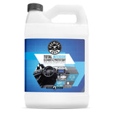 Chemical Guys gallon front label showing product name and benefits