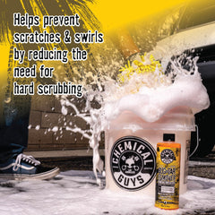 Chemical Guys rinsed paint after treatment revealing smoother, safer finish