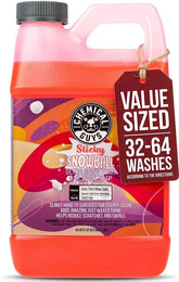 Chemical Guys bottle front label showing product name and size for product recognition