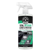 Chemical Guys bottle front label showing product and benefits