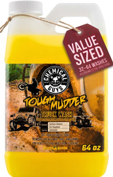 Chemical Guys bottle front label showing product name and size benefits