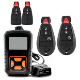 CHIJUIYZKEY front packaging showing two RAM key fobs and OBD tool for easy replacement