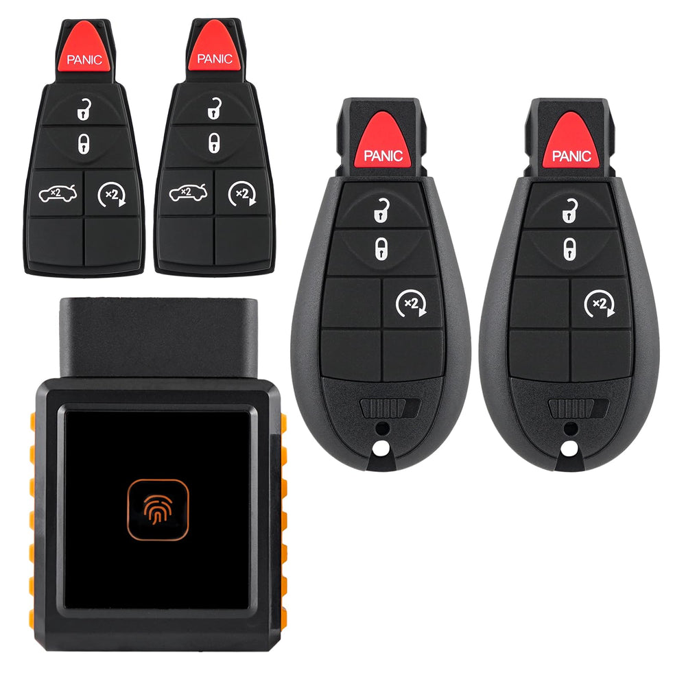 CHIJUIYZKEY IYZ-C01C front view showing buttons and compact design, easy replacement