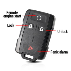 CHIJUIYZKEY key fob front view highlighting OEM-style buttons and reliability