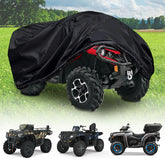 Chikia front view of XXL ATV cover showing full profile and protection
