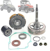 Chikia clutch cover front view showing fit and robust housing, ensures proper containment
