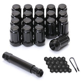 ChnewAuto front view of 20-piece lug nut kit with caps and socket, shows complete set benefit