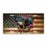 Chroleia front plate straight on showing full patriotic design and instant curb appeal