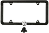 CHROMA front view of black zinc Vader and Trooper frame showing styling and fit