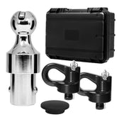 Chunlaizao front view of puck-style gooseneck hitch showing compact, OEM fit