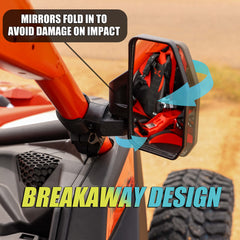 Chupacabra Offroad clamp close-up on round roll cage showing secure fit benefit