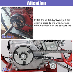 CILOYU adjustable bracket detail showing ease of fine-tuning chain tension