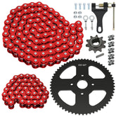 CILOYU front view of entire sprocket and chain kit shows complete replacement set and fit