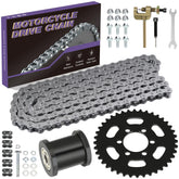 CILOYU front view of sprocket and chain showing ready-to-install kit for fit