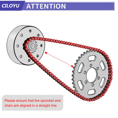 CILOYU master link and chain breaker kit laid out, enabling easy installation and adjustments