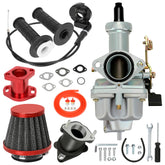 CILOYU PZ27 front view showing compact carburetor, improves throttle response