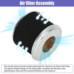 CILOYU spark plug and gaskets closeup for reliable ignition and sealing benefit
