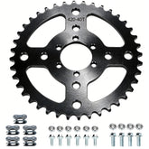 CILOYU front view of 40T 420 sprocket showing shape and finish, durable upgrade