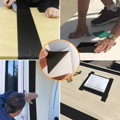 CircleRoad edge seam detail showing neat finish and weather protection