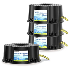 CircleRoad front view of 4-pack pads shows durable base and stable platform benefit