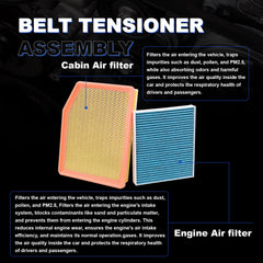 Citumo filters installed under hood demonstrating easy replacement and fit accuracy