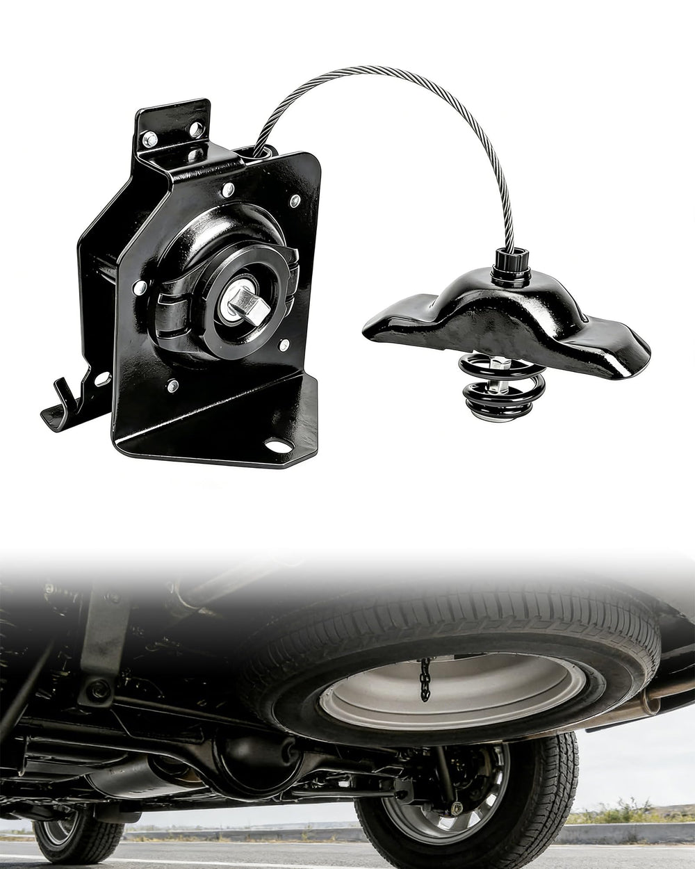 Citumo front assembly showing secure hoist mounting and easy replacement benefit