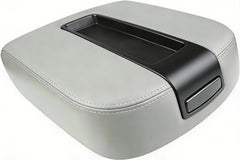 Citumo front view armrest cover gray showing fit and factory look