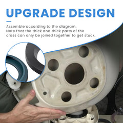 Ciuouient drive arm detail displaying connection part that reduces sticking