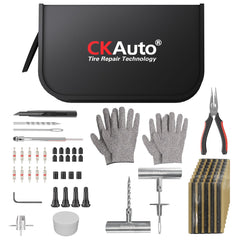 CKAuto front of kit bag laid out showing organized tools and benefits of portability