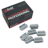 CKAuto box of MC 0.75 oz wheel weights showing packaging and count benefit